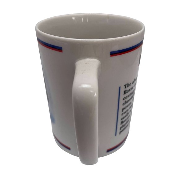 BOXER DOG Cup Mug Dog Lovers Papel Designed Armistead 12Oz Multicolor Ceramic - Picture 2 of 5